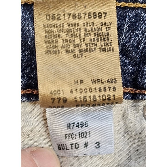 Levi's Womens 518 Superlow Bootcut Denim Jeans Pants Blue Size 11  Short - Picture 9 of 9
